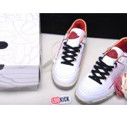 Off-White Low White Red Jordan Retro 2 DJ4375-106 SP 0805
